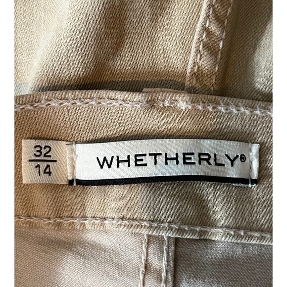 Whetherly shorts Delon high rise long tan 32 14 - Picture 6 of 7